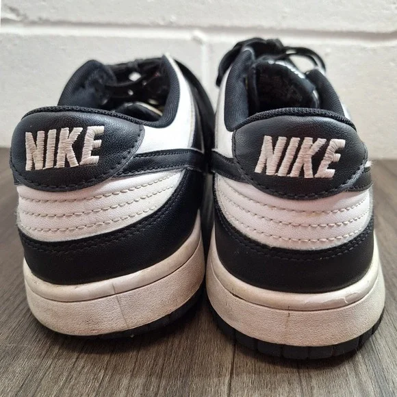 Nike Basketball Dunk Low Panda White Black Leather Sneakers Men's 11 DD1391-100 - Picture 6 of 12